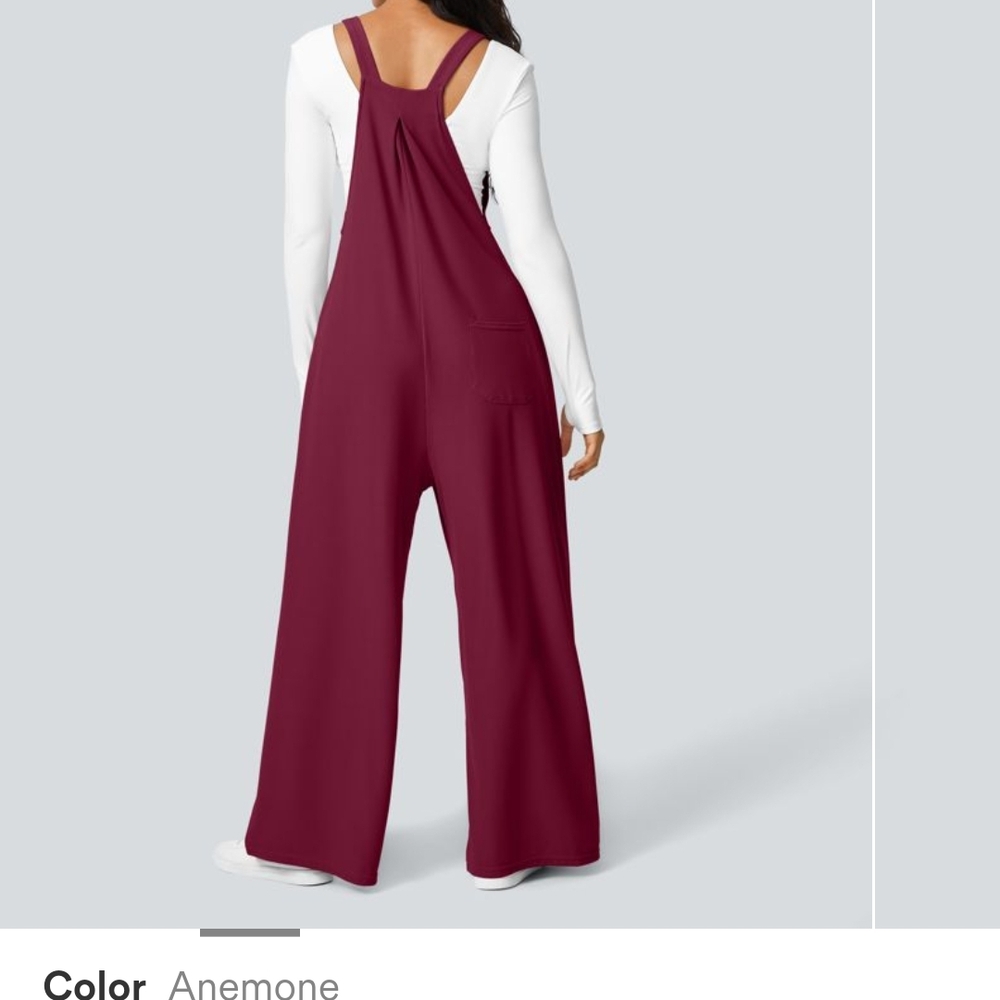 HALARA Burgundy Jumpsuit